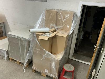 Overview picture of Various packaging material